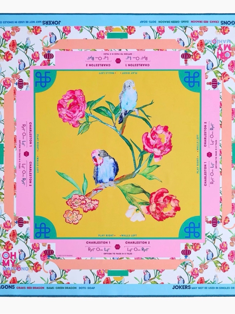 RETIRED! Oh My Mahjong Spring Fling Mat
